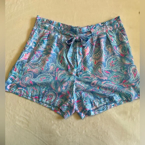 Lilly Pulitzer Colorful Patterned Shorts Trio Sz XL - Picture 4 of 13